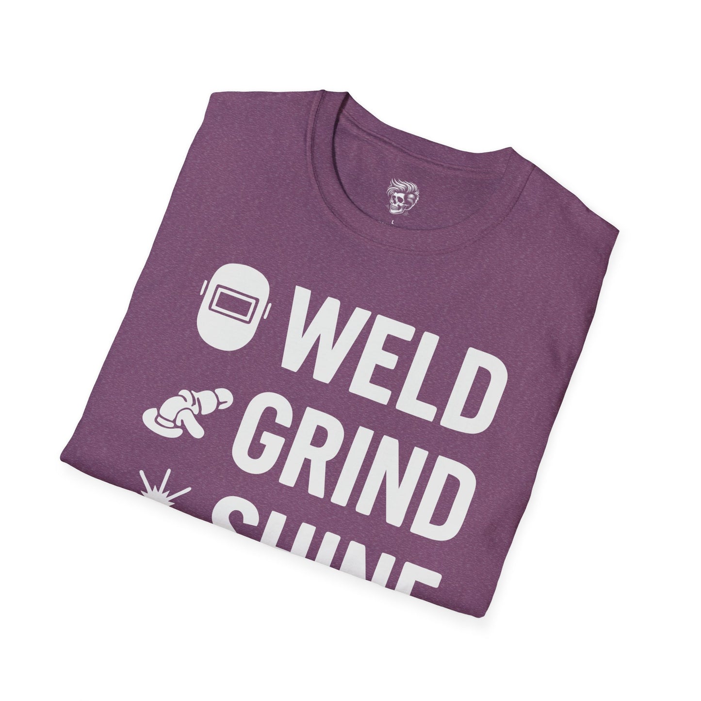 Weld. Grind. Shine. Repeat. – Fabricator’s Rhythm Tee