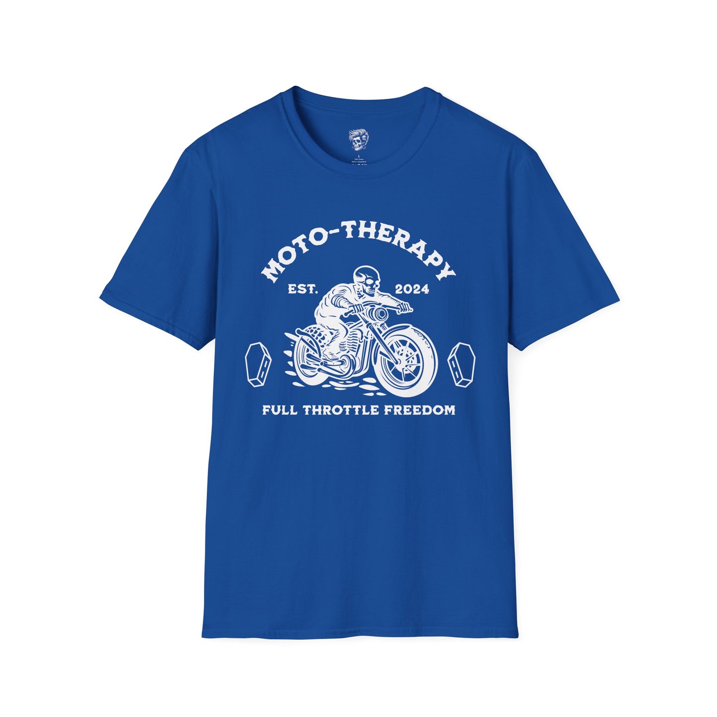 Moto-Therapy – Full Throttle Freedom Tee