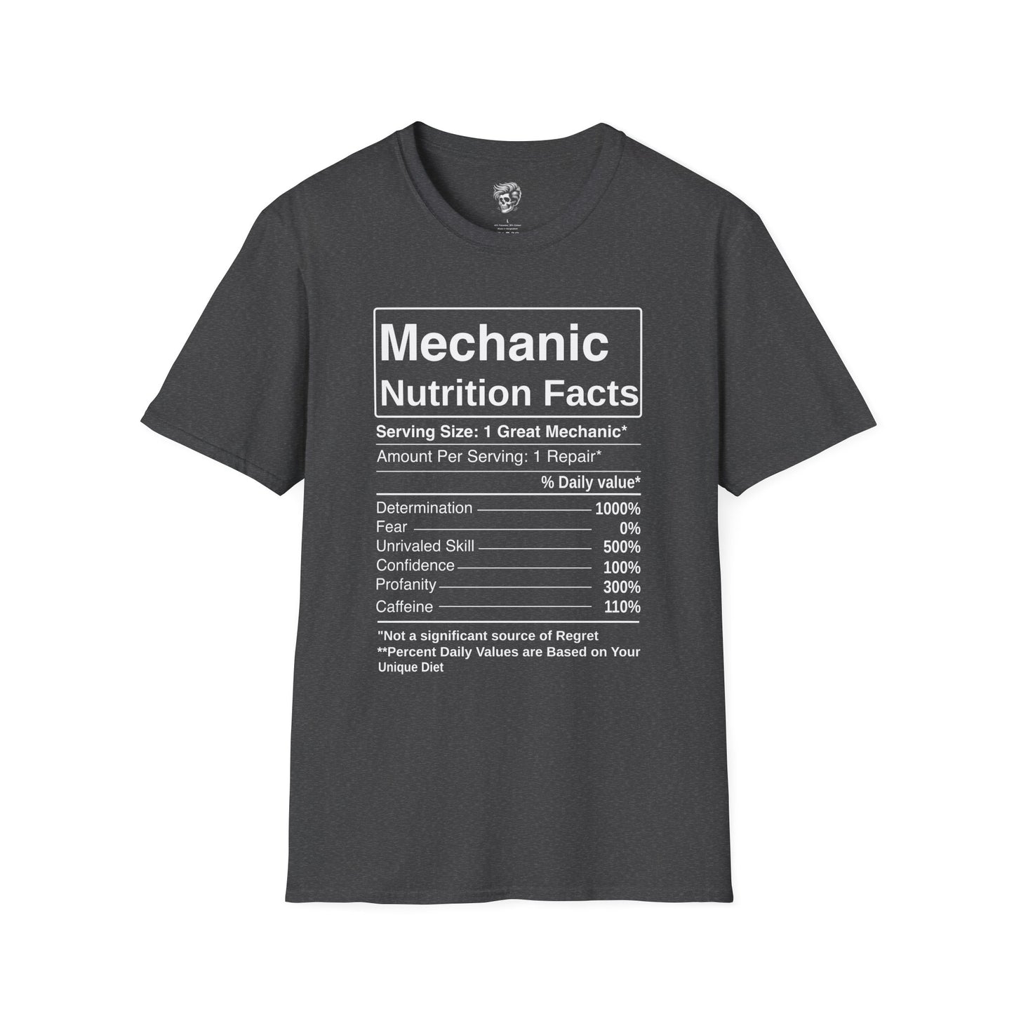 Mechanic Nutrition Facts – Built Different Tee