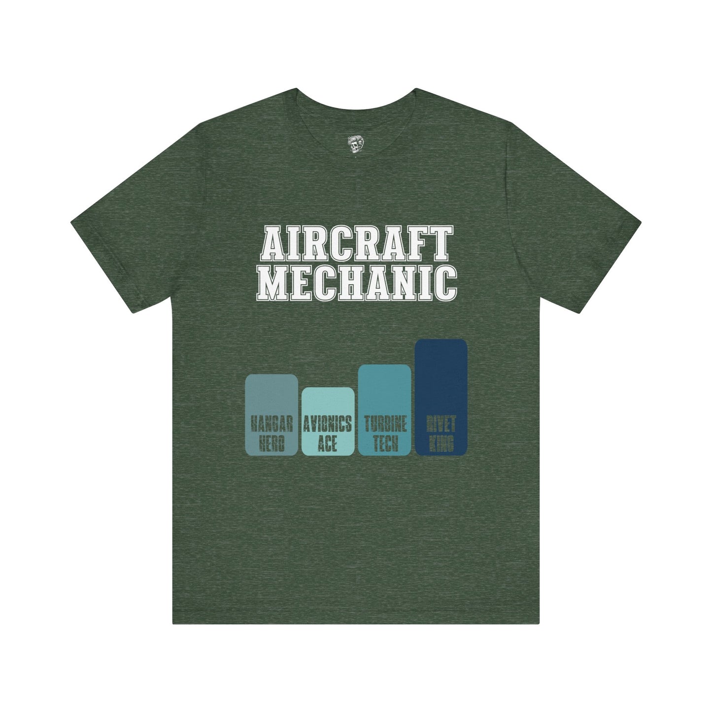 Aircraft Mechanic Levels Tee – From Hangar Hero to Rivet King