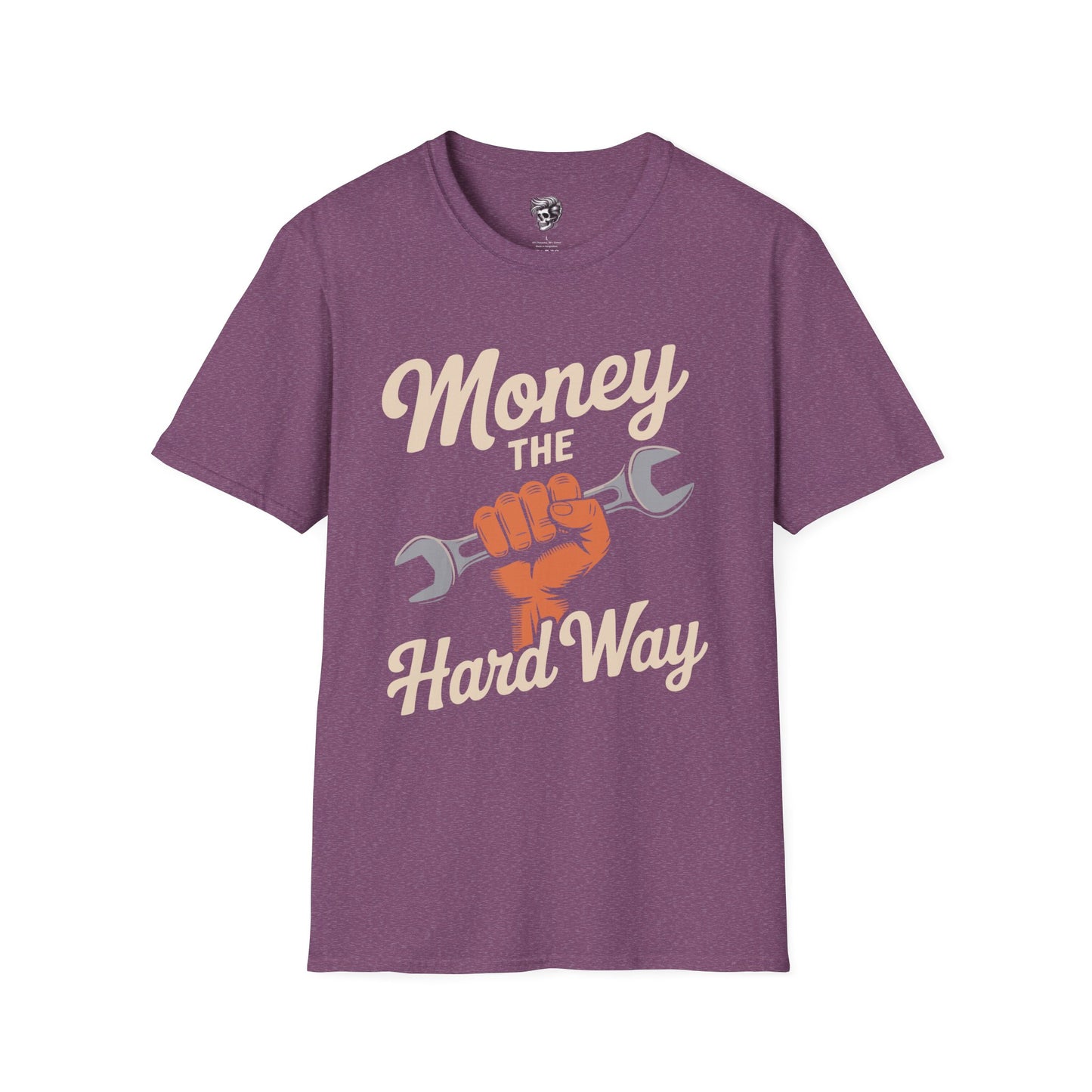 Money the Hard Way – Blue Collar Grit Tee