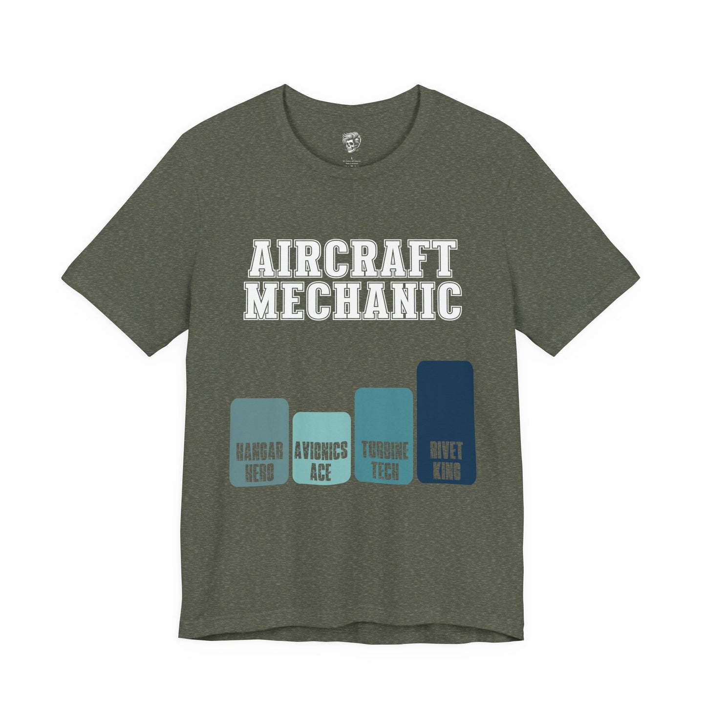 Aircraft Mechanic Levels Tee – From Hangar Hero to Rivet King