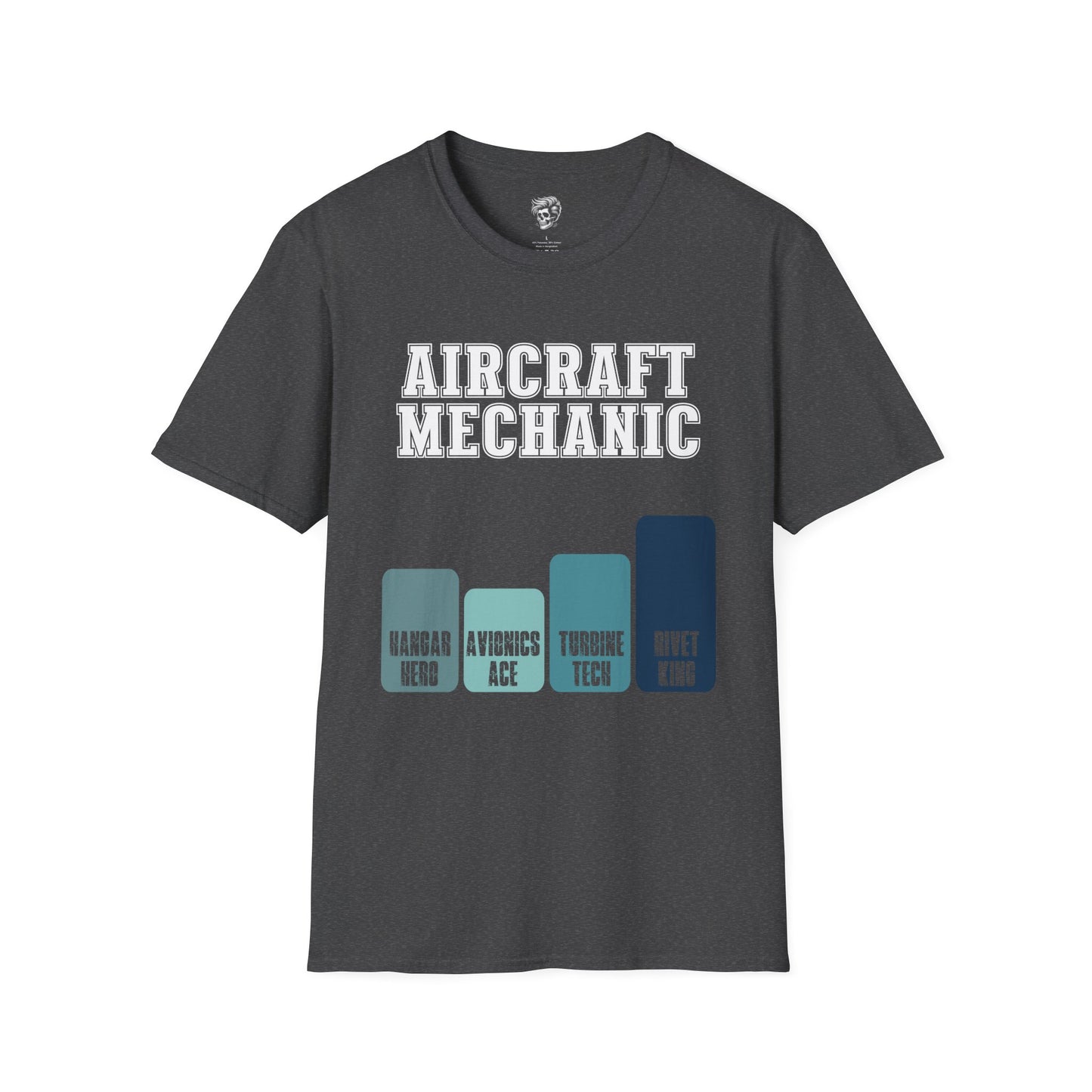 Aircraft Mechanic Levels Tee – From Hangar Hero to Rivet King