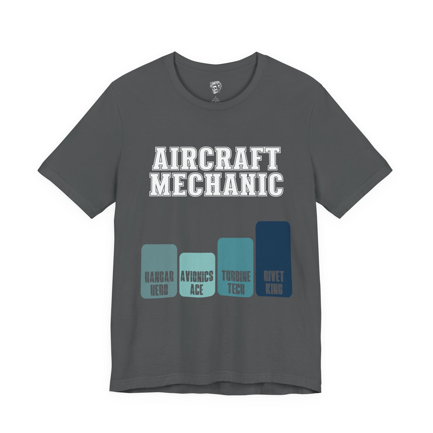 Aircraft Mechanic Levels Tee – From Hangar Hero to Rivet King