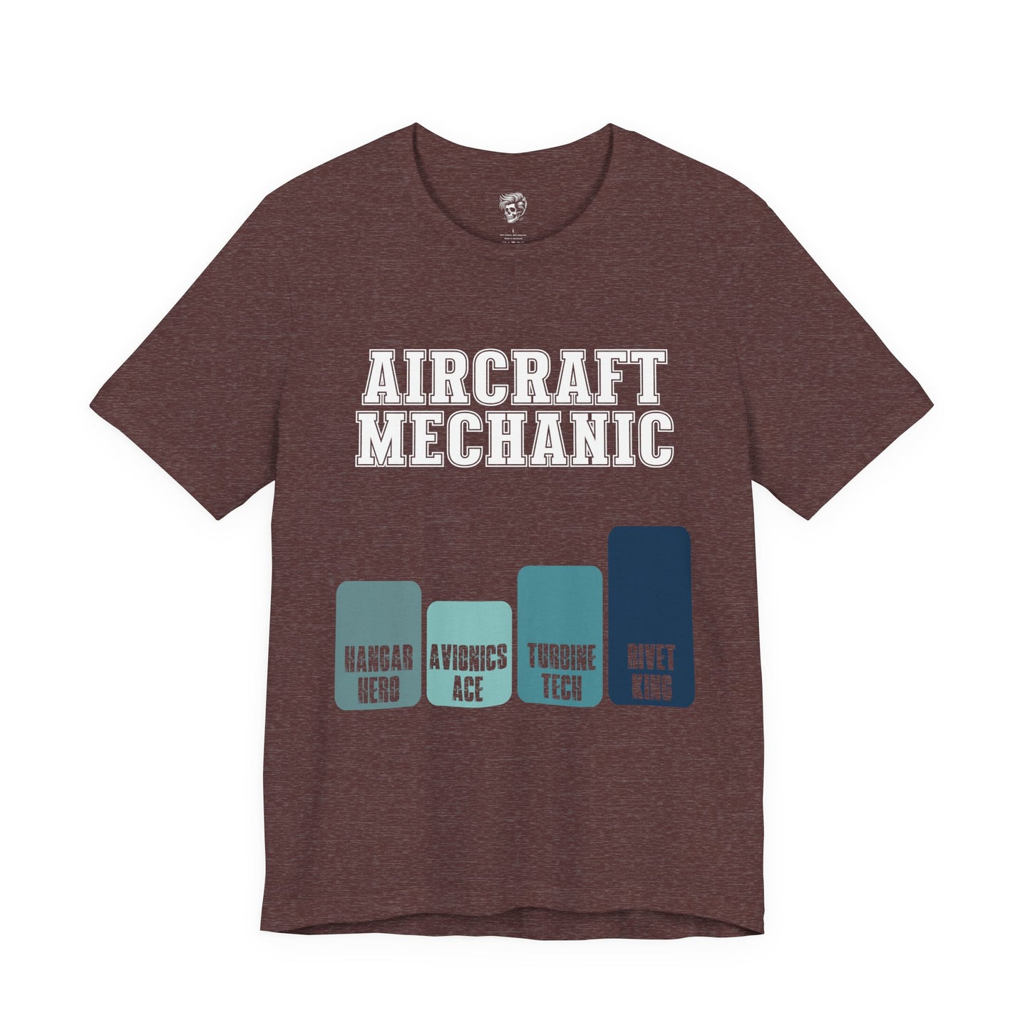 Aircraft Mechanic Levels Tee – From Hangar Hero to Rivet King