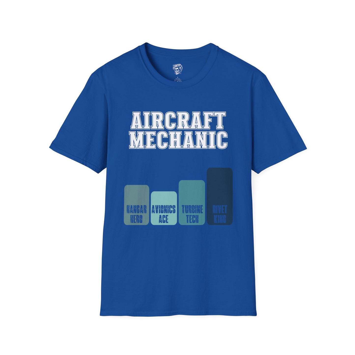 Aircraft Mechanic Levels Tee – From Hangar Hero to Rivet King