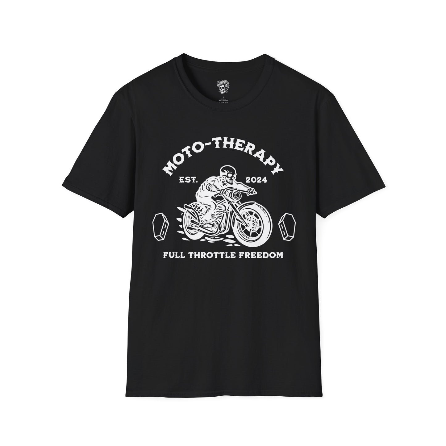 Moto-Therapy – Full Throttle Freedom Tee