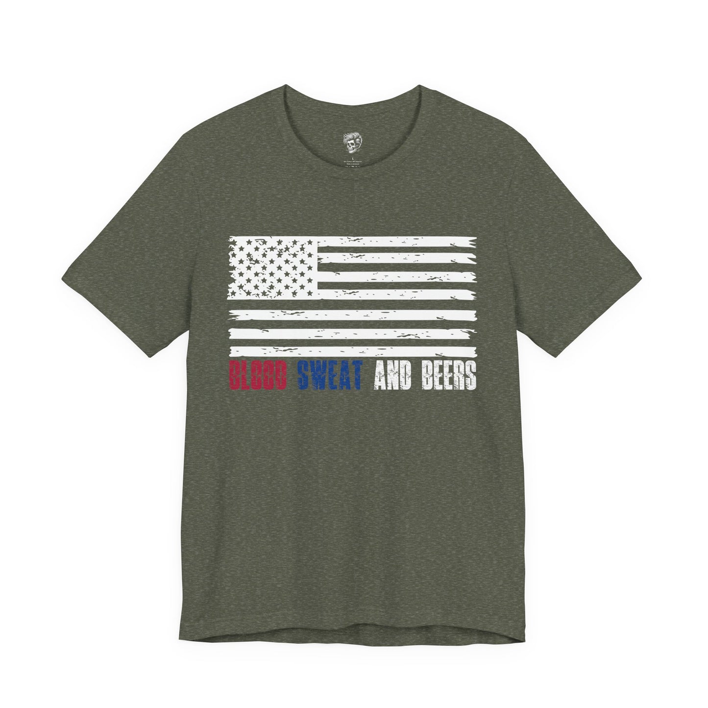 Blood, Sweat & Beers – American Worker Pride Tee