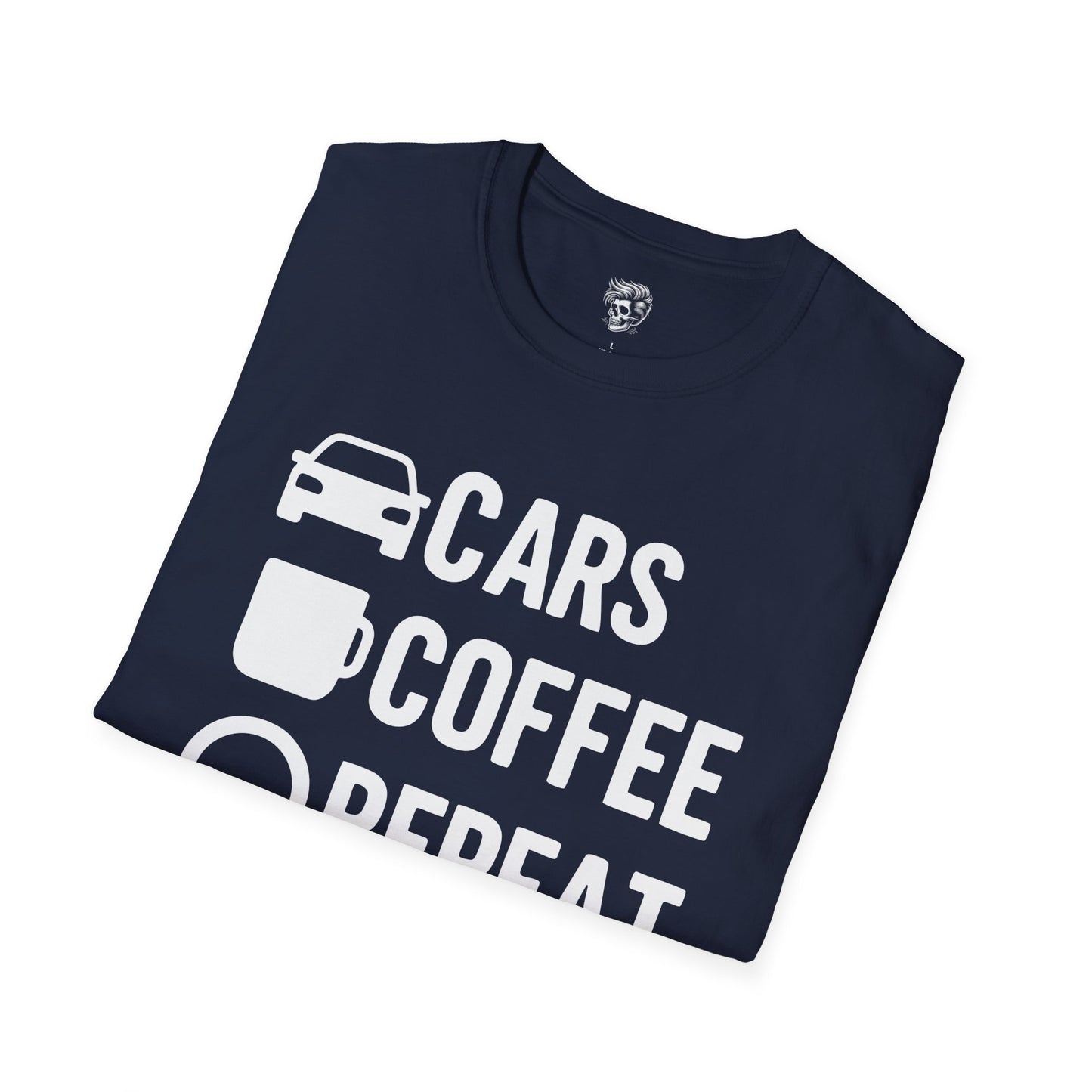 Cars. Coffee. Repeat. – Gearhead Morning Ritual Tee