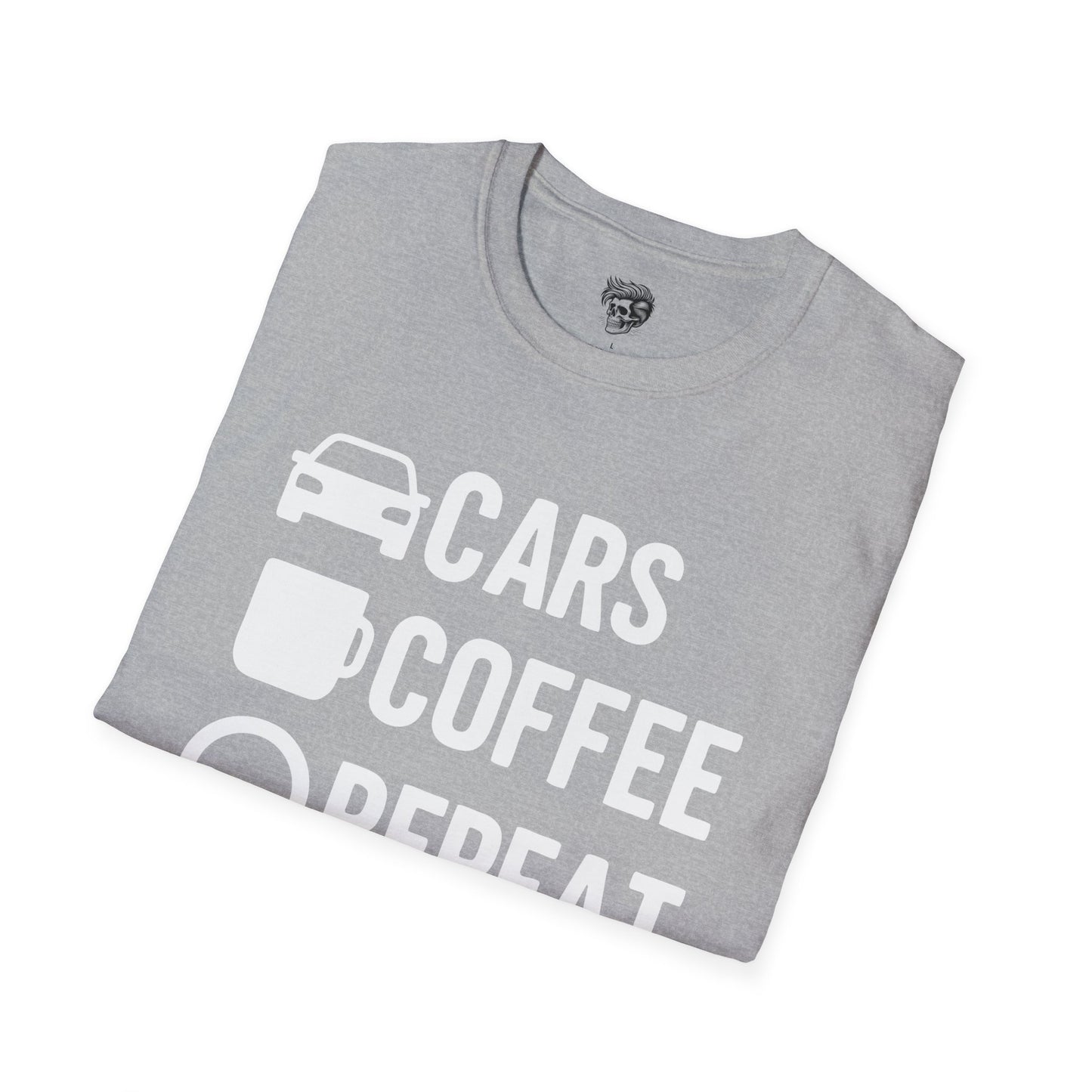 Cars. Coffee. Repeat. – Gearhead Morning Ritual Tee