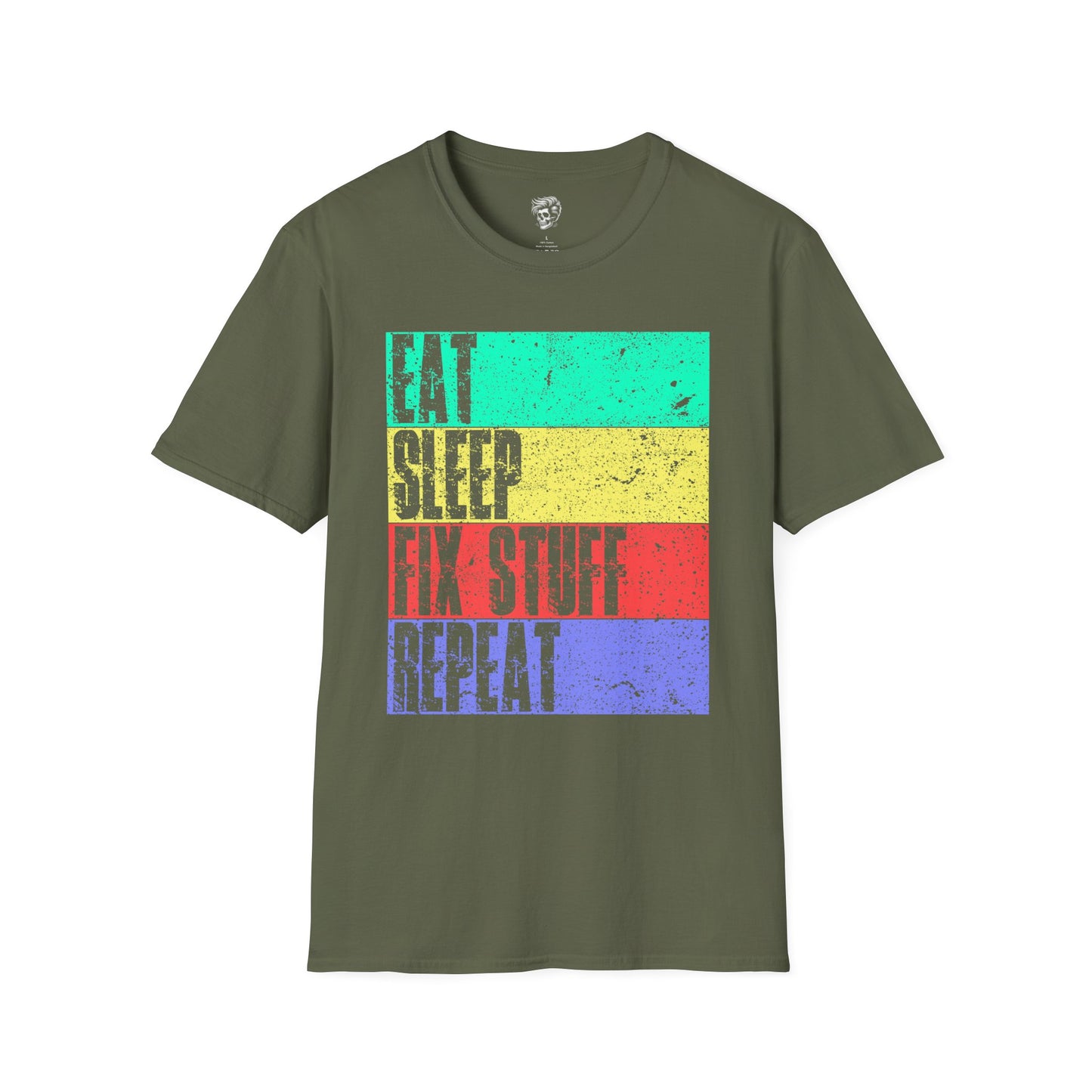 Eat. Sleep. Fix Stuff. Repeat. – The Everyday Mechanic Tee