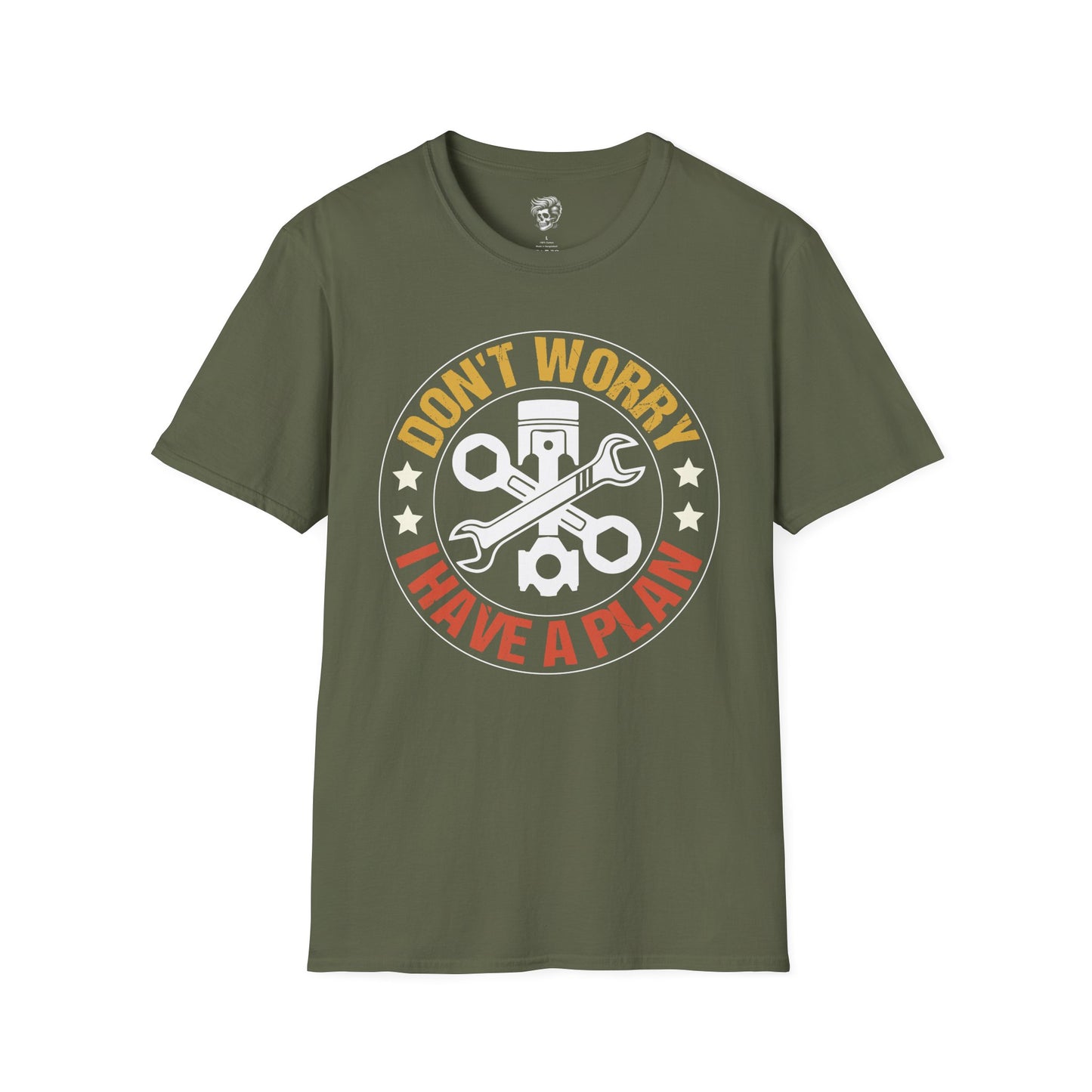 Don’t Worry, I Have a Plan - Gearhead Tee