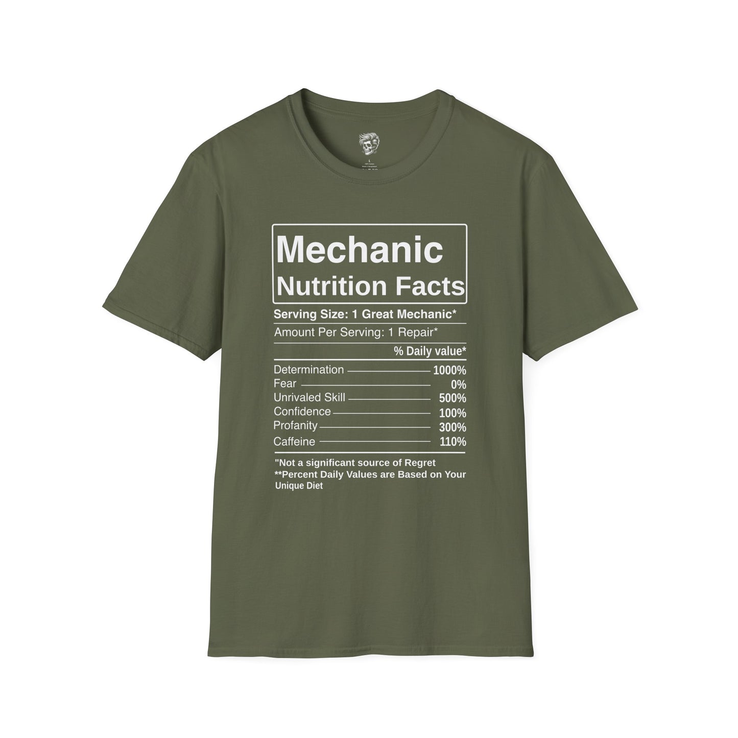 Mechanic Nutrition Facts – Built Different Tee