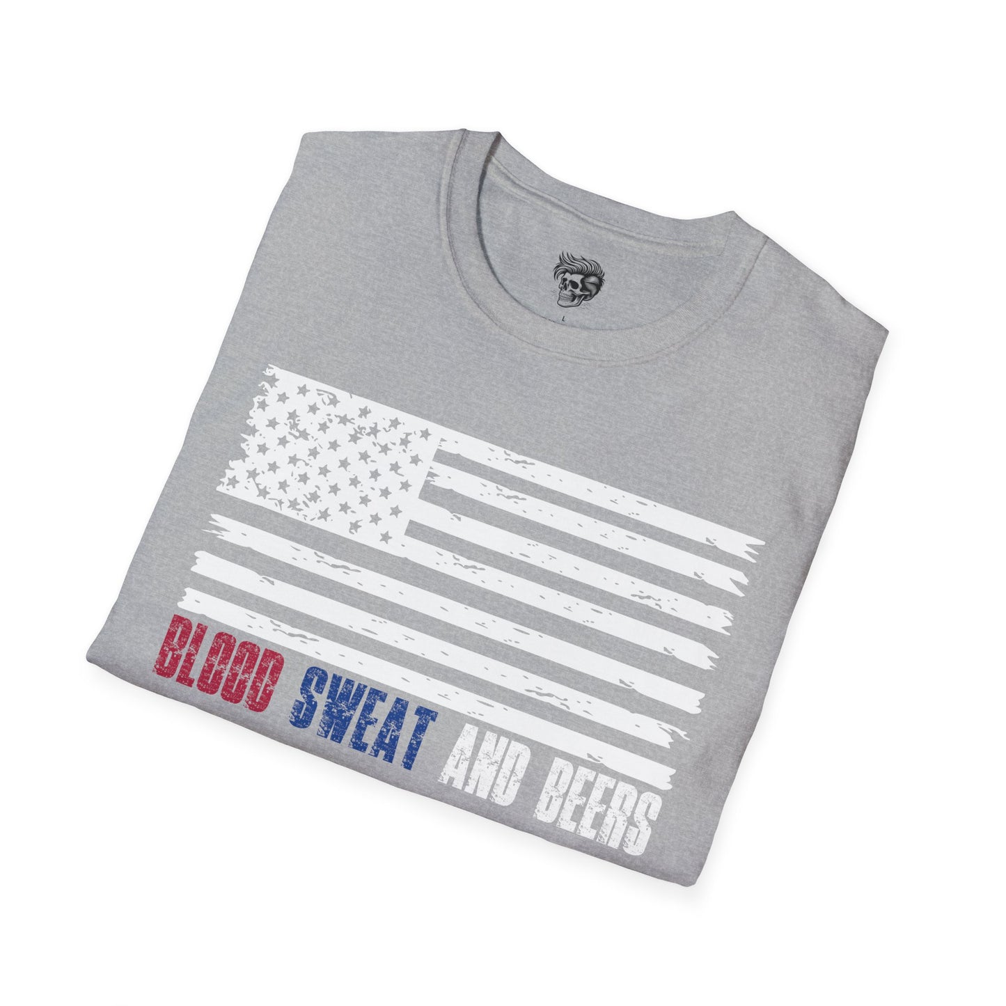 Blood, Sweat & Beers – American Worker Pride Tee