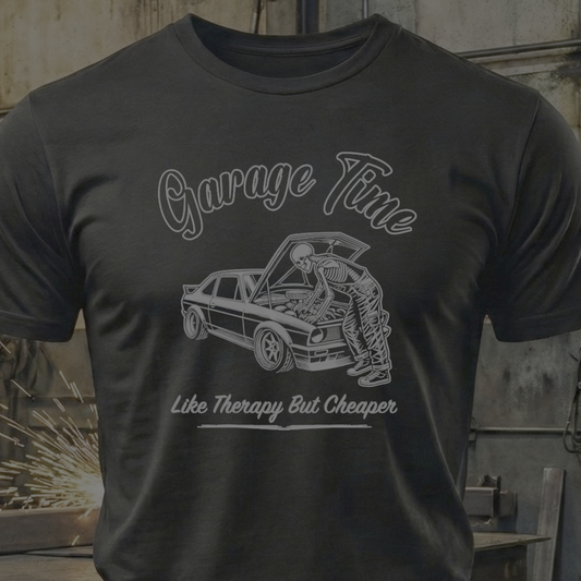 Garage Time – Like Therapy But Cheaper Tee