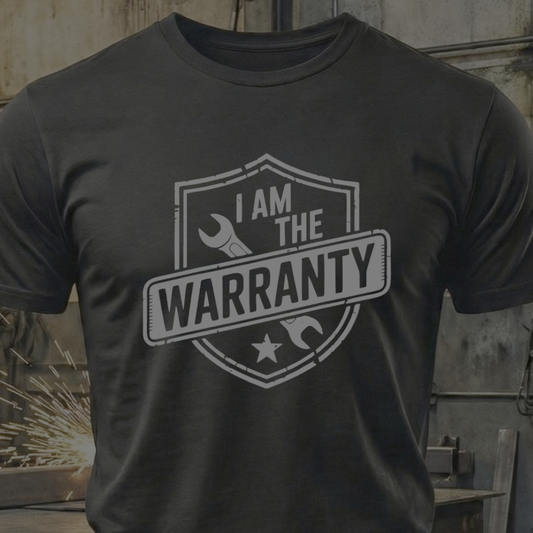I Am the Warranty – Mechanic Confidence Tee