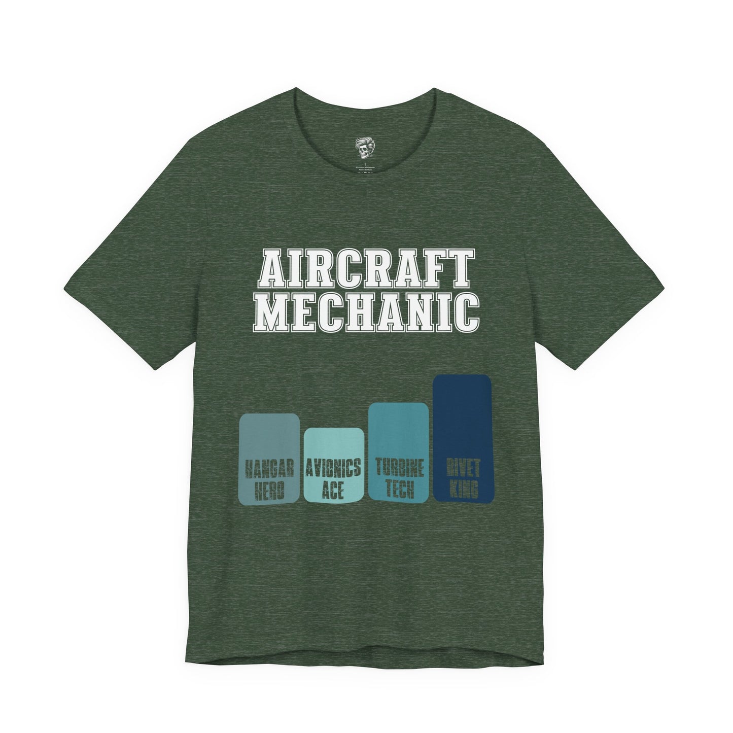 Aircraft Mechanic Levels Tee – From Hangar Hero to Rivet King