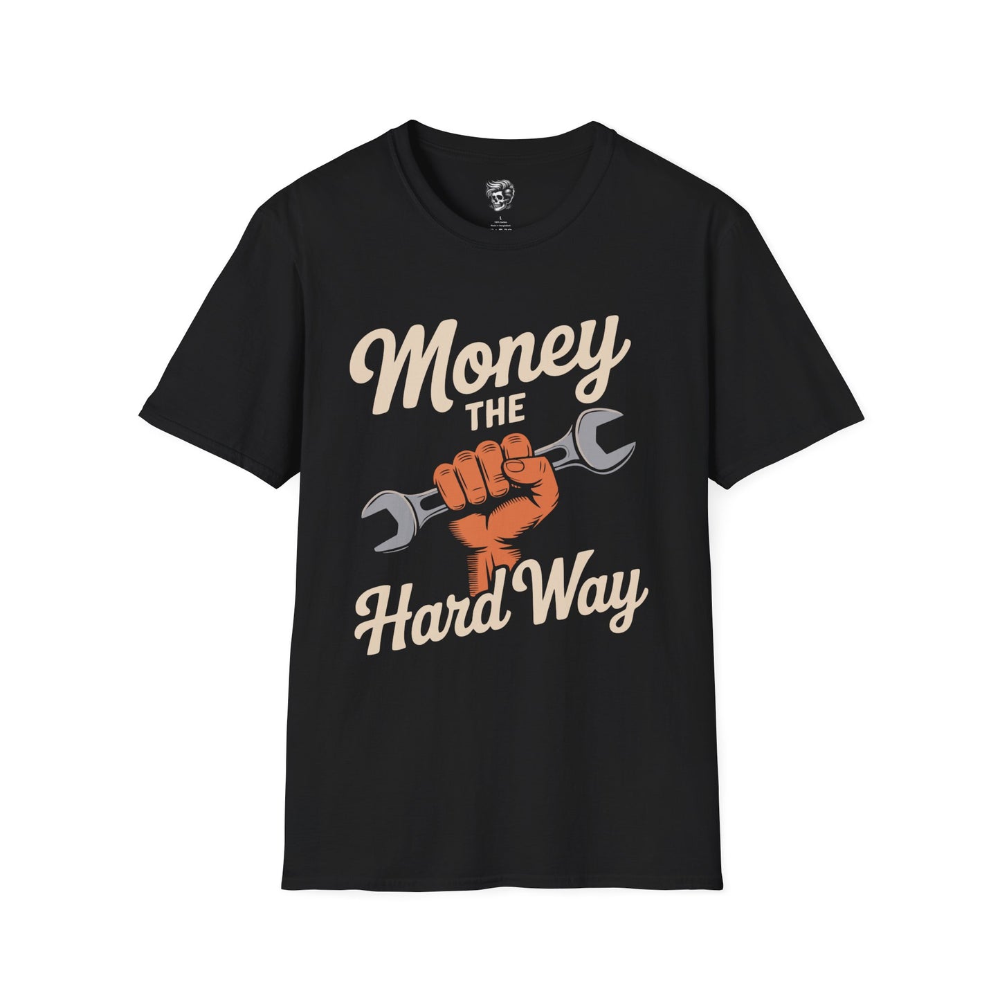 Money the Hard Way – Blue Collar Grit Tee