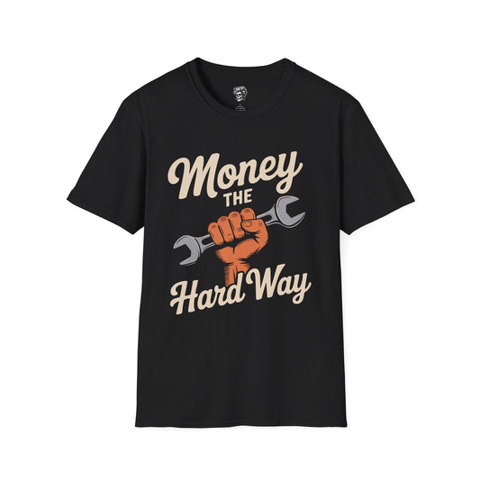 Money the Hard Way – Blue Collar Grit Tee