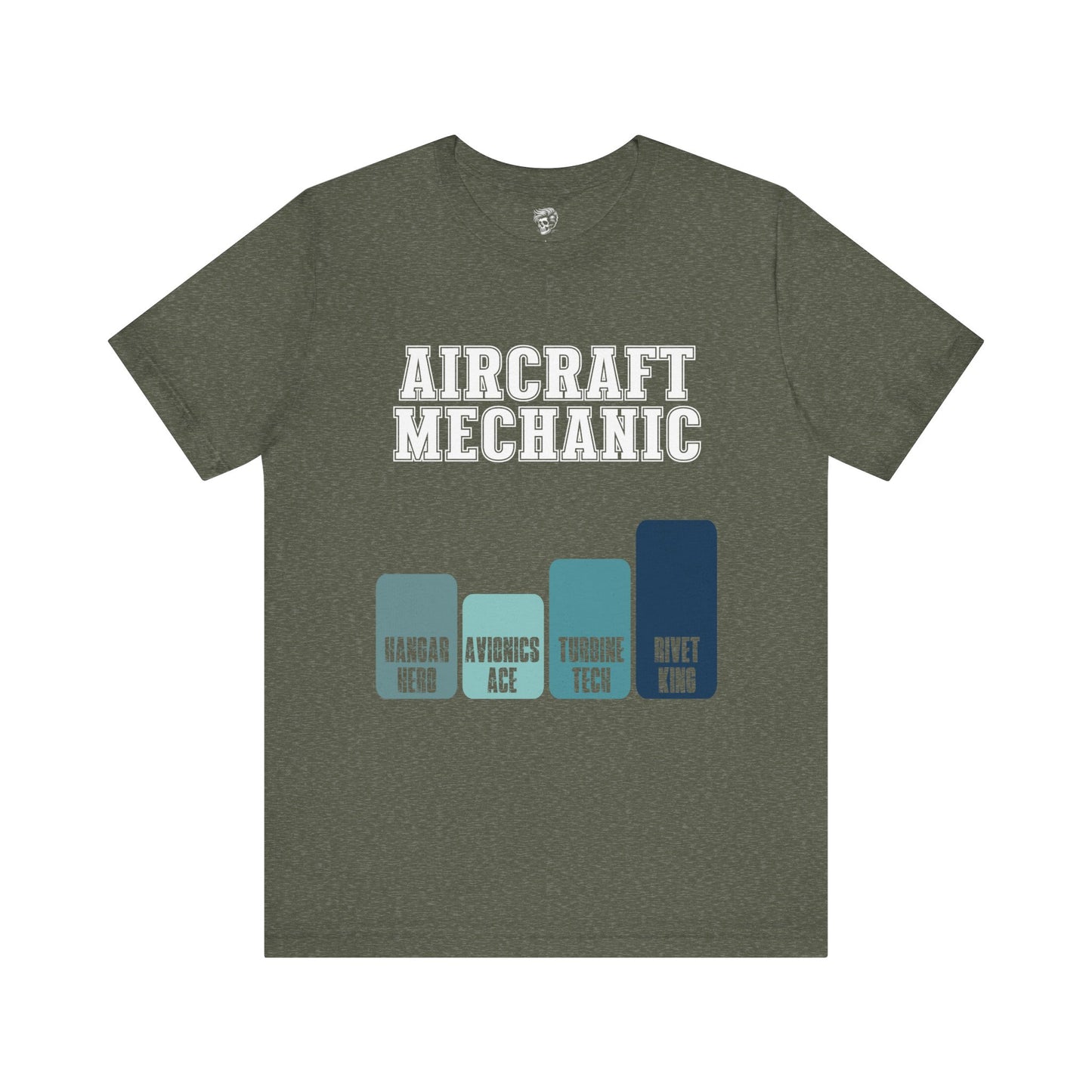 Aircraft Mechanic Levels Tee – From Hangar Hero to Rivet King