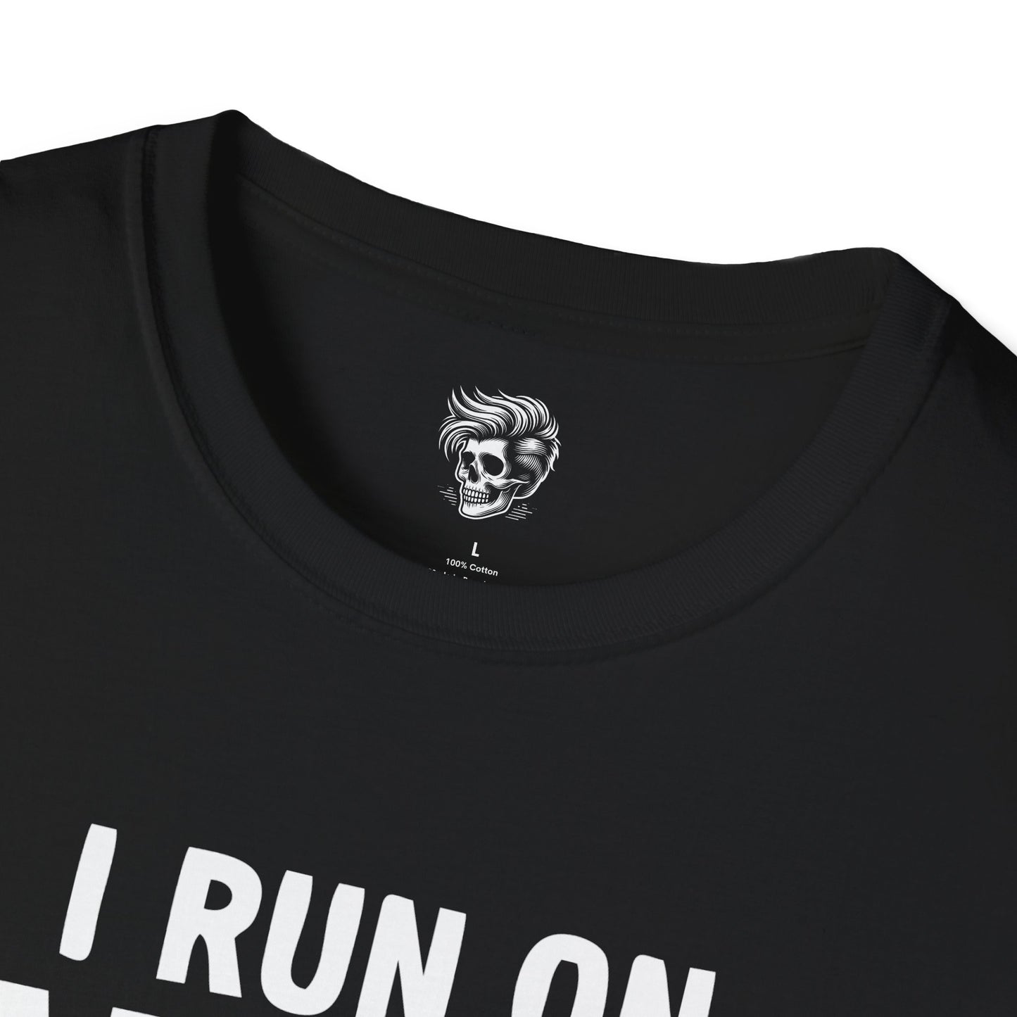 I Run on Caffeine, Chaos & Cuss Words – Mechanic Fuel Tee