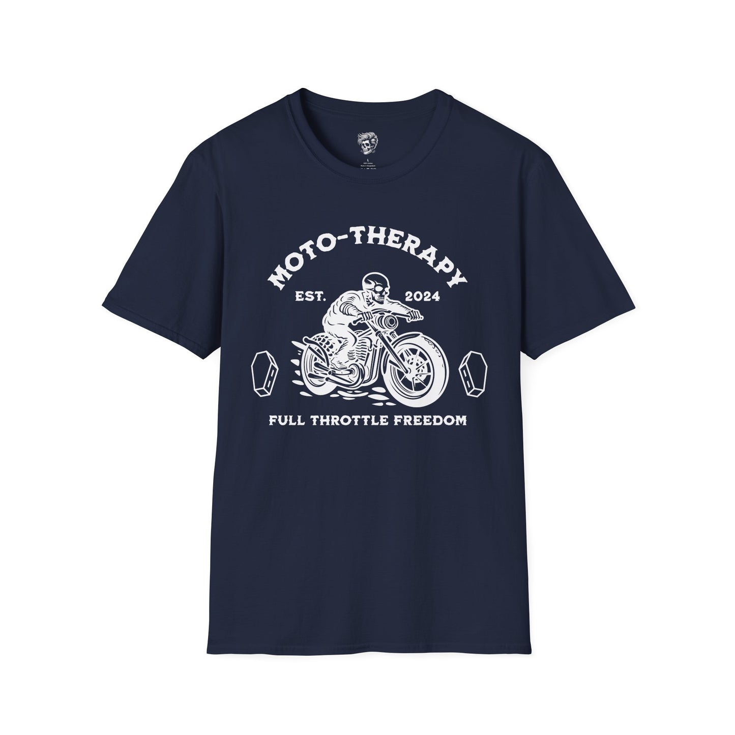 Moto-Therapy – Full Throttle Freedom Tee