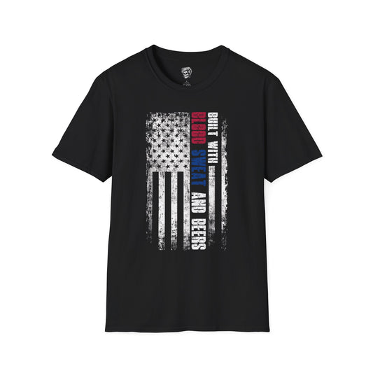 Built with Blood, Sweat, and Beers – American Grit Tee