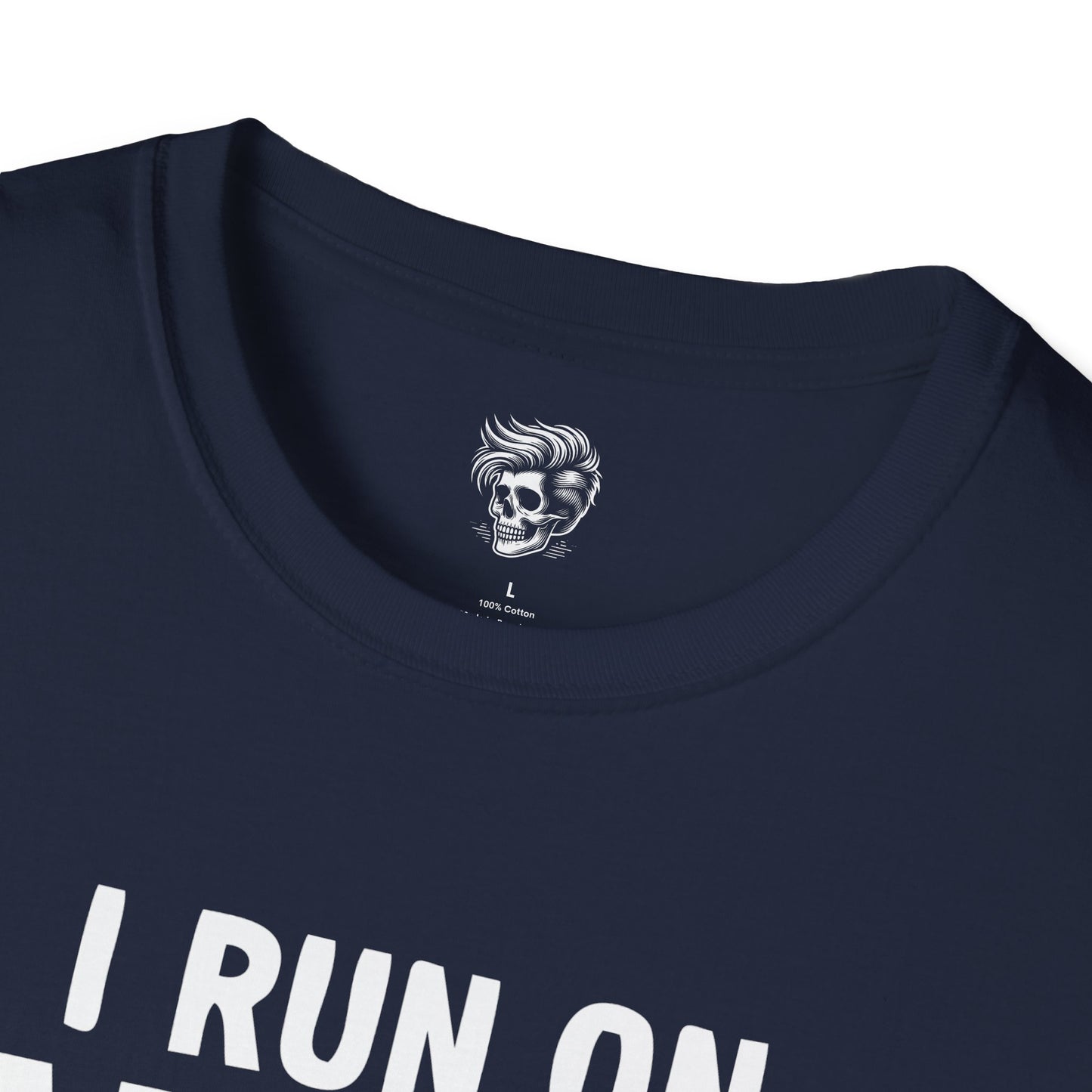 I Run on Caffeine, Chaos & Cuss Words – Mechanic Fuel Tee