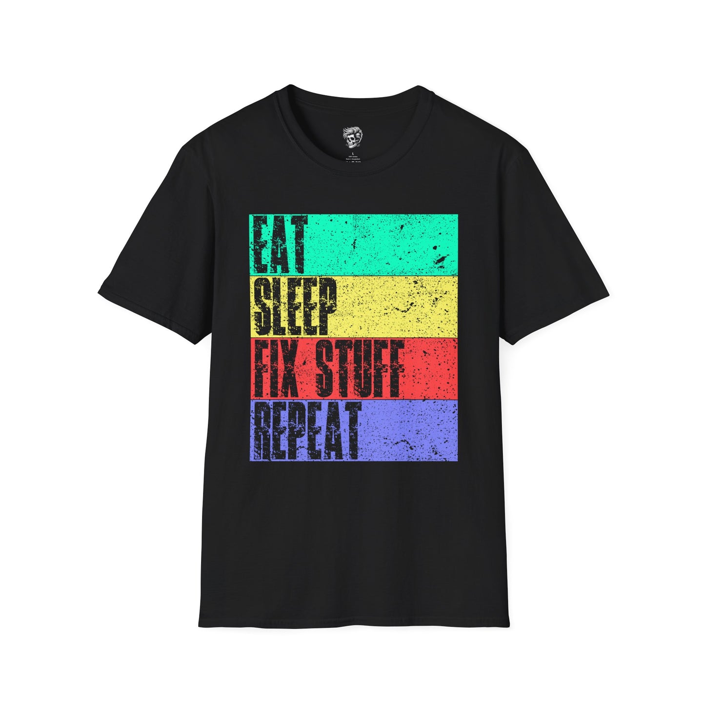 Eat. Sleep. Fix Stuff. Repeat. – The Everyday Mechanic Tee