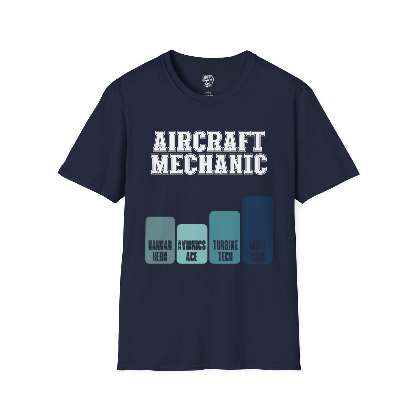 Aircraft Mechanic Levels Tee – From Hangar Hero to Rivet King