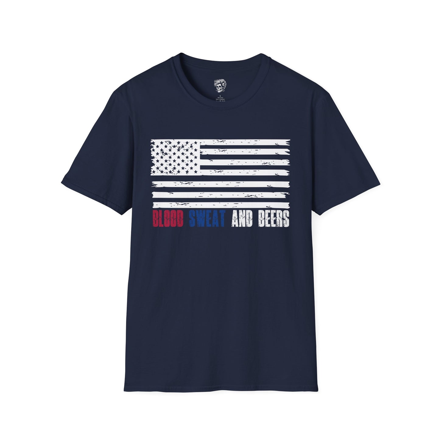 Blood, Sweat & Beers – American Worker Pride Tee