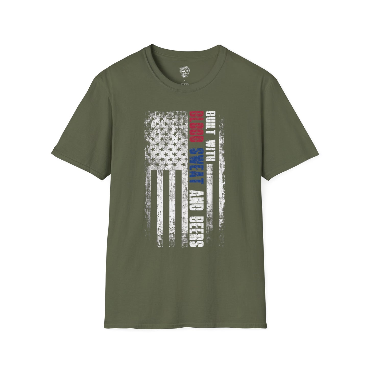Built with Blood, Sweat, and Beers – American Grit Tee