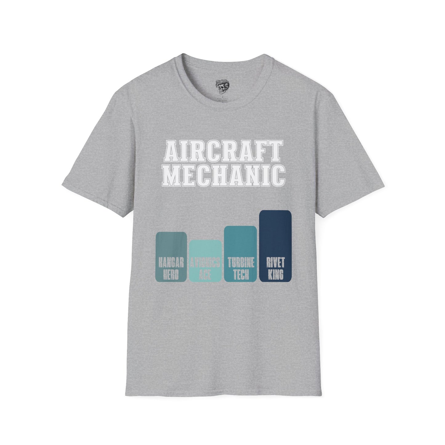 Aircraft Mechanic Levels Tee – From Hangar Hero to Rivet King