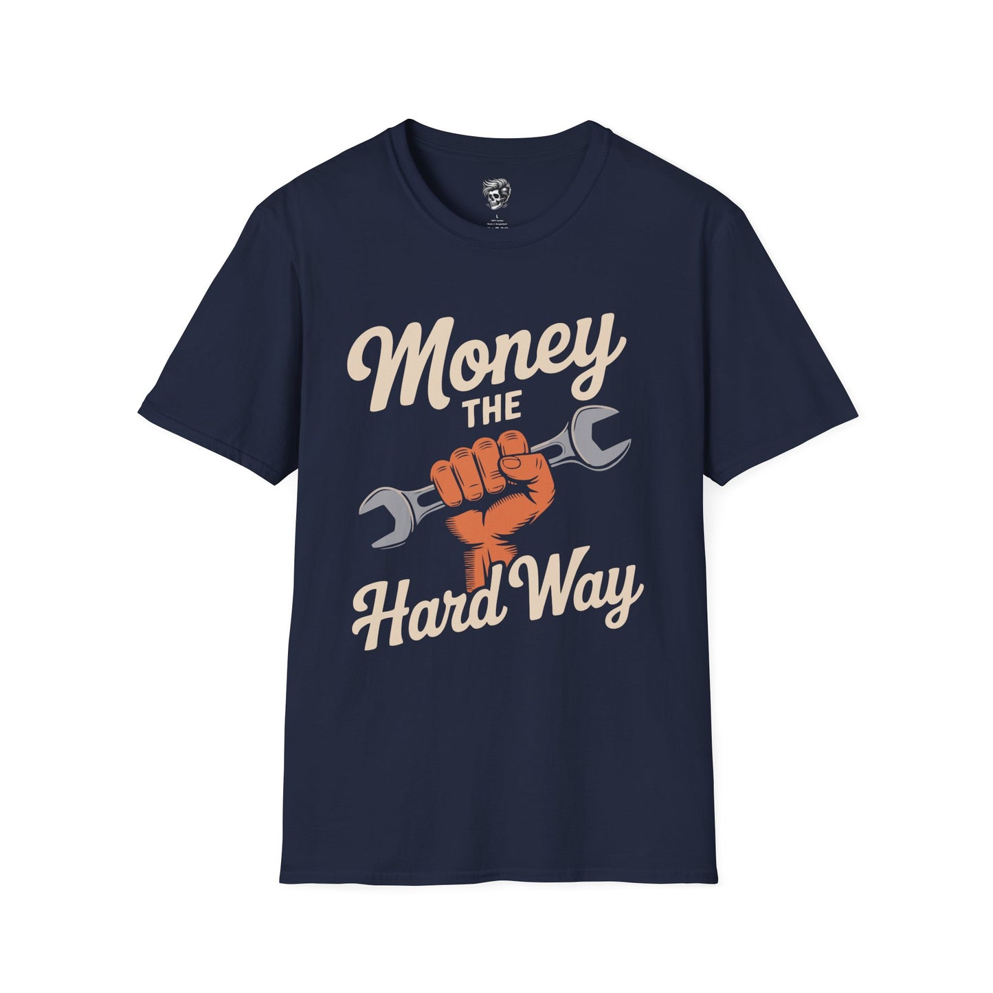 Money the Hard Way – Blue Collar Grit Tee