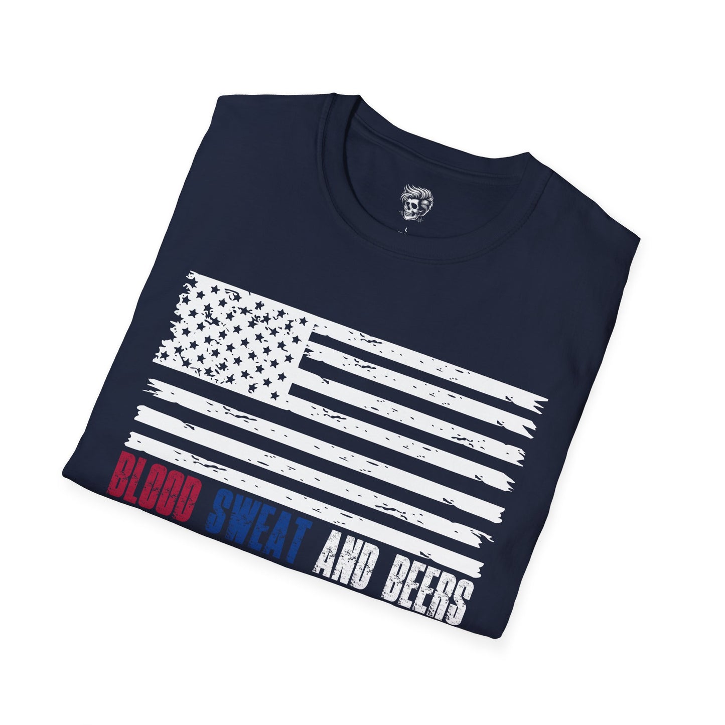 Blood, Sweat & Beers – American Worker Pride Tee