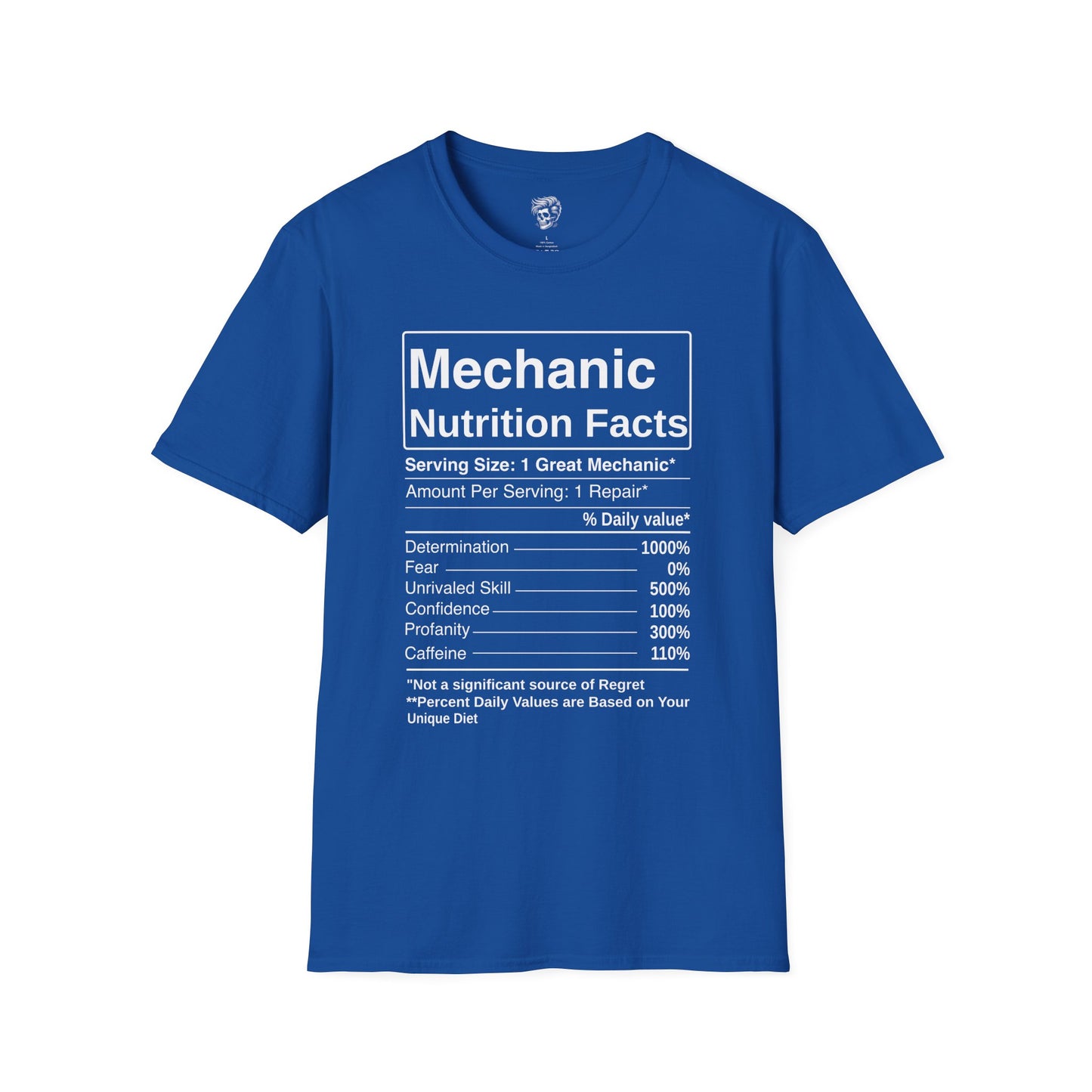 Mechanic Nutrition Facts – Built Different Tee