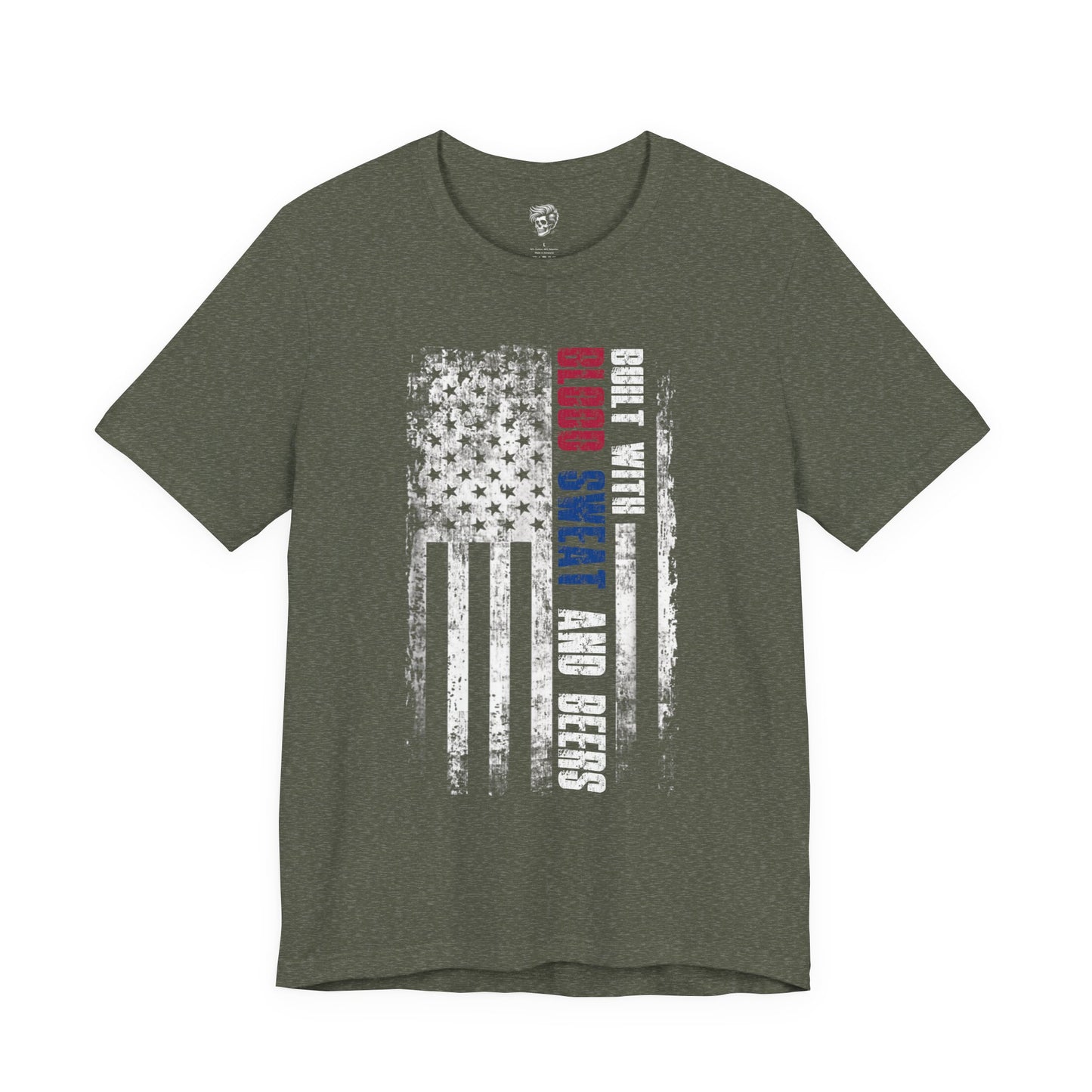 Built with Blood, Sweat, and Beers – American Grit Tee